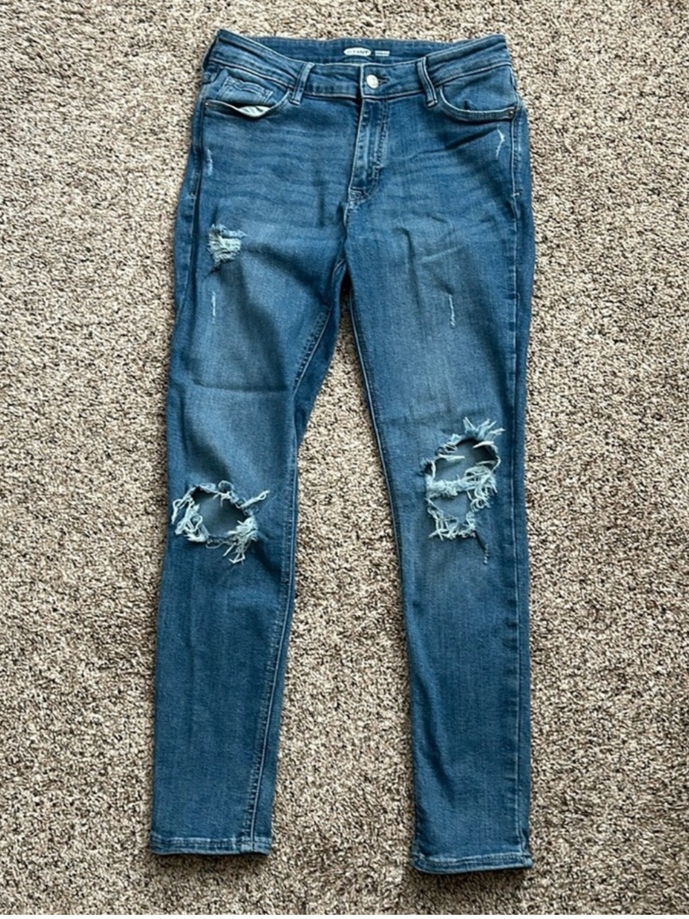 WOMENS OLD NAVY ROCKSTAR SUPER SKINNY JEANS